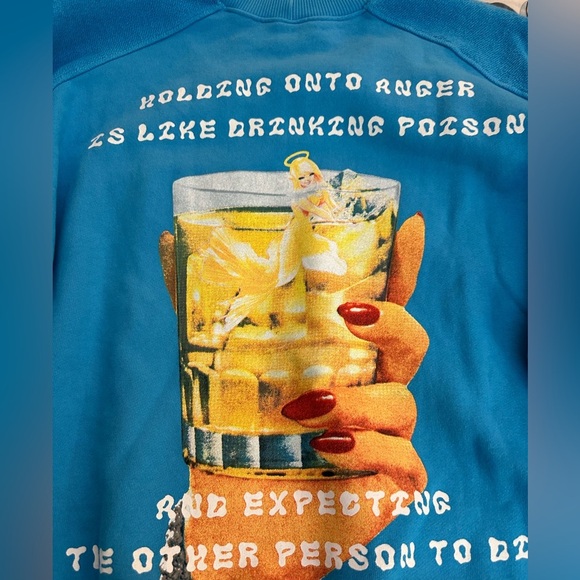 BOYS LIE Let It Go Sweatshirt Blue - Picture 2 of 6